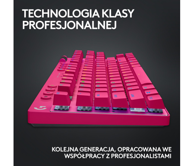 LOGITECH G PRO X TKL Lightspeed Tactile magenta 920-012159 - 1172774 - zdjęcie 13